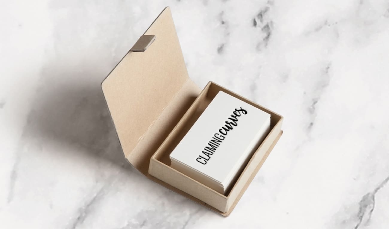 Claiming Curves — brand identity design by The Design Bay Studio