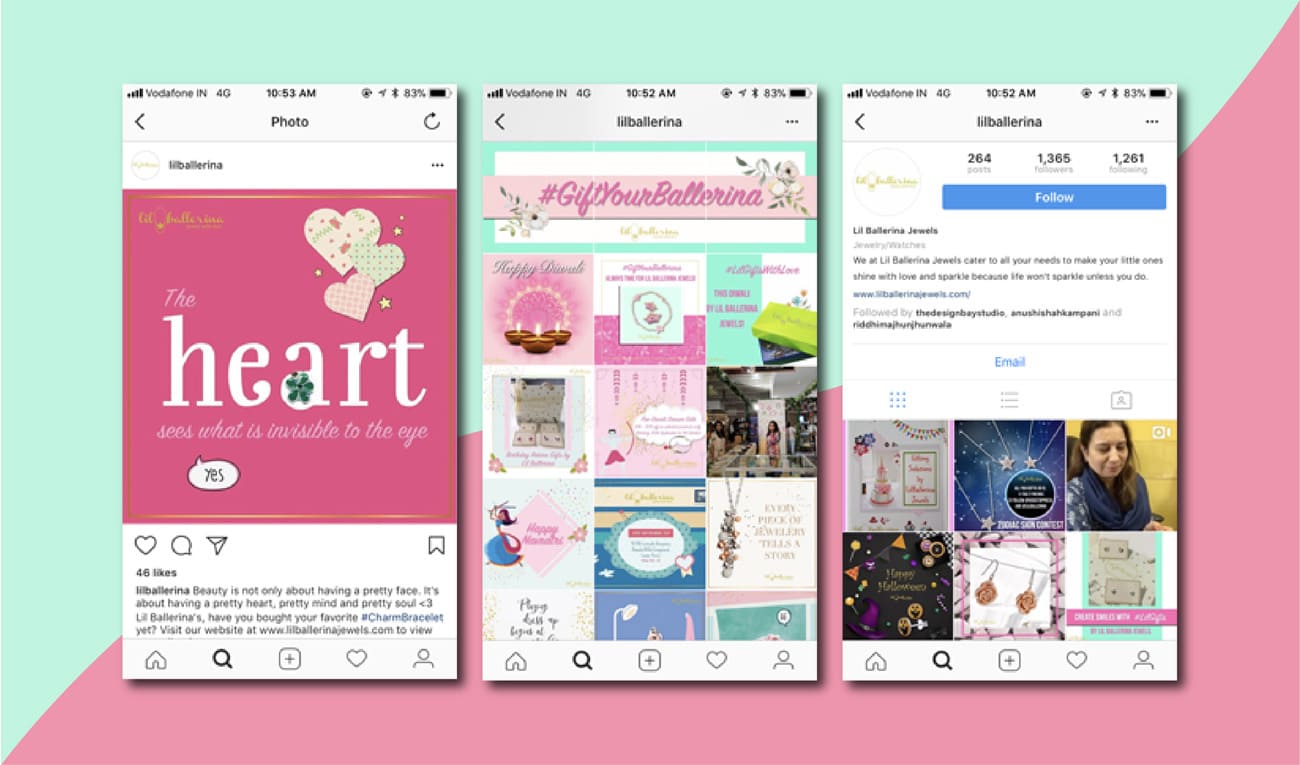 Lil Ballerina — digital design and website by The Design Bay Studio