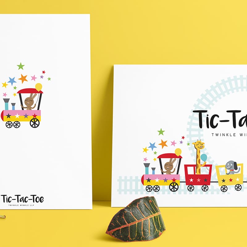 Tic-Tac-Toe — brand identity design by The Design Bay Studio